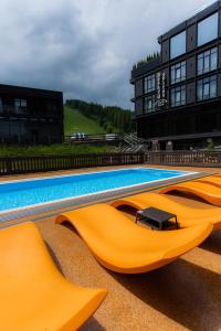 Bazén v ubytování Ganz & SPA nebo v jeho okolí