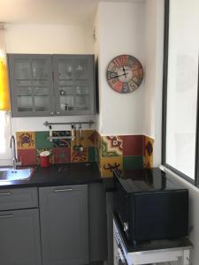 Dapur atau dapur kecil di T2 d'exception sur Port Ariane