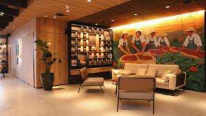 Posezení v ubytování AI Hotel Jakarta Thamrin