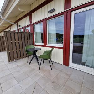 Balkón nebo terasa v ubytování Nordby Hotell