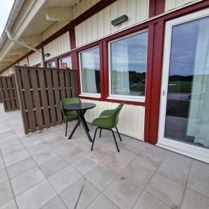 Balkón nebo terasa v ubytování Nordby Hotell
