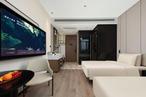 Posezení v ubytování Atour Hotel X Hotel Tongyang South Road Wuxi People's Hospital