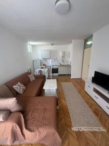 Kuchyň nebo kuchyňský kout v ubytování Andjela’s Apartment