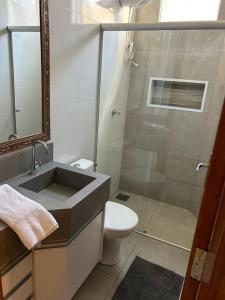 Koupelna v ubytování APARTAMENTO em FRANCA 2 SP