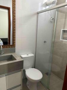 Koupelna v ubytování APARTAMENTO em FRANCA 2 SP + 1 fotografie
