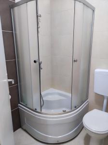 Koupelna v ubytování Janel Apartments + 20 fotografií