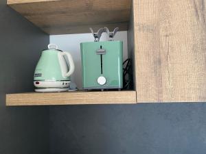 Příslušenství pro přípravu čaje a kávy v ubytování Ampio bilocale Bormio centro