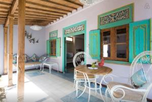 Posezení v ubytování Guesthouse Mooz
