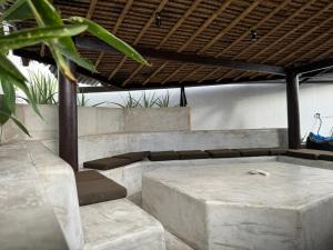 Posezení v ubytování Surf Bali Villa
