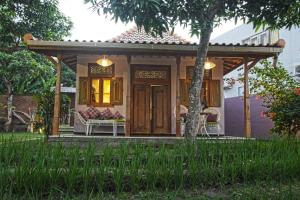 Zahrada ubytování Guesthouse Mooz