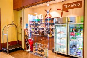 a store front of a shop with a display case at Hilton Garden Inn Nairobi Airport in Nairobi
