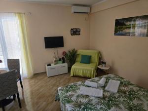 TV a/nebo společenská místnost v ubytování Apartments M&T