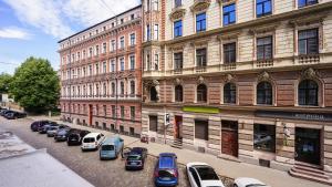 Bygningen som lejligheden ligger i