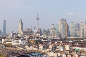 A general view of Sanghaj or a view of the city taken from Az apartmant