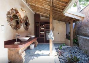 Koupelna v ubytování Guesthouse Mooz