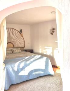 Ένα ή περισσότερα κρεβάτια σε δωμάτιο στο Peaceful retreat in Costa Blanca