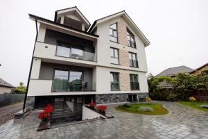 Bygningen som lejligheden ligger i