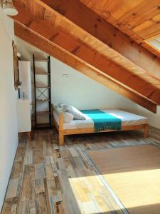 Кровать или кровати в номере Maisonnette vue mer