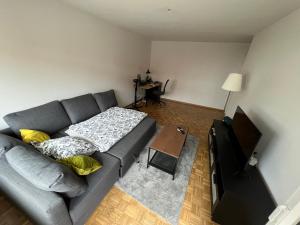 Χώρος καθιστικού στο Ferienwohnung am Bodensee