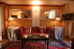 Posezení v ubytování Peruzzi Luxury Apartment by Mamo Florence