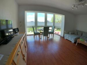 Η κουζίνα ή μικρή κουζίνα στο "Gästehaus Siebrecht" - Whg 7