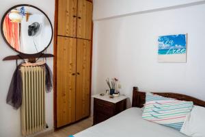 Voodi või voodid majutusasutuse Paradeisos Studio with Garden View toas