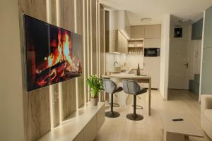 Η κουζίνα ή μικρή κουζίνα στο Chopok Apartments +15 φωτογραφίες