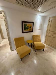 Posezení v ubytování Seaside Luxury Apartment