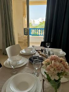 Balkón nebo terasa v ubytování Seaside Luxury Apartment
