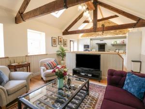 Posezení v ubytování Jack's Cottage