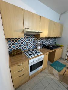 Kuchyň nebo kuchyňský kout v ubytování Seaside Luxury Apartment