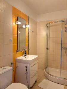 Kúpeľňa v ubytovaní Villa Matovica