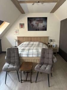 Posezení v ubytování Belle Vie Comfortable guest house near Bruges