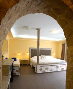Katil atau katil-katil dalam bilik di Villa Michel-Angelo BNB Karpathos +64 gambar
