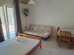 Postel nebo postele na pokoji v ubytování Golden Beach Sea View