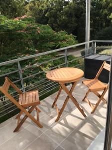 Balkón nebo terasa v ubytování Studio 2 personnes proche île de ré-La Rochelle