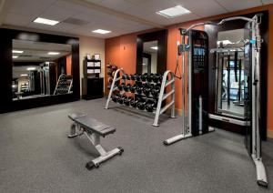 Fitness centrum a/nebo fitness zařízení v ubytování Hampton Inn Boston Logan Airport