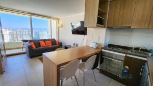 Køkken eller tekøkken på Resort Urbano Laguna del Mar