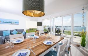 Posezení v ubytování Hafenlodge