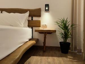Alpeta Agrotourism & Winery - Roshnik , Berat客房内的一张或多张床位