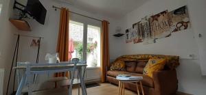 Posezení v ubytování L'Escapade Tréportaise