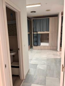 Koupelna v ubytování Hostel Sorolla Playa