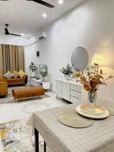 Posezení v ubytování NN Homestay Anjung Gapam Ayer Keroh