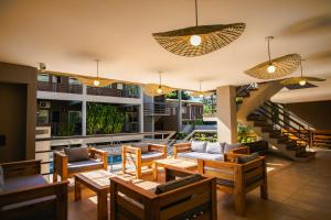 Uru Apart Iguazu的休息区