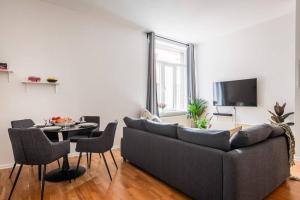 TV a/nebo společenská místnost v ubytování Large Central Gothenburg 2bd Apt