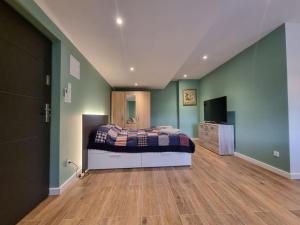Μια τηλεόραση ή/και κέντρο ψυχαγωγίας στο Apartament Megi