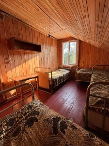 Postel nebo postele na pokoji v ubytování Guest house Bee