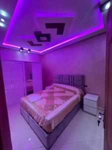 Postel nebo postele na pokoji v ubytování Apartamento céntrico y moderno en Tánger