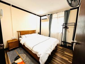 Postel nebo postele na pokoji v ubytování HAURA Homestay Seberang Takir BBQ + 46 fotografií