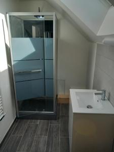Ένα μπάνιο στο Paris-Reims, 4 chambres- Spa, Grand jardin privé